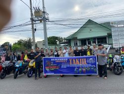 Komunitas URC Bersama Kapooresta Pangkal Pinang Bagikan Nasi Kotak Untuk Buka Puasa