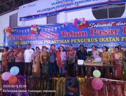 Hut Ke 10 Pasar Induk Laucih Kota Medan, Nismahwati Boru Singarimbun Resmi Dilantik Sebagai Ketua Pedagang Pasar