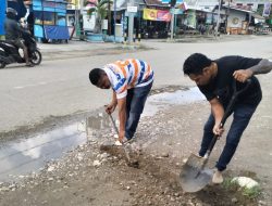 Tim Binamarga PUPR Malaka Lakukan Penanganan Genangan Air di Kota Betun