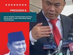Kami Mengapresiasi Terbentuknya Kopdes Merah Putih Sudah  Mencapai 70 Ribu di Seluruh Indonesia 