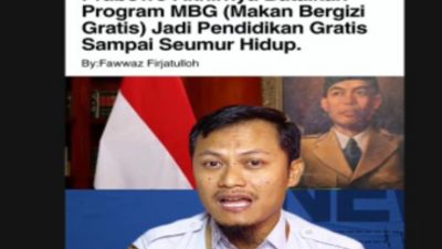 Program MBG Tetap Berjalan, Waspada Narasi Pemberhentian Program Yang Tidak Berdasar
