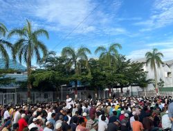Rutan Kelas I Medan Gelar Sholat Idul Adha dan Pemotongan Hewan Qurban