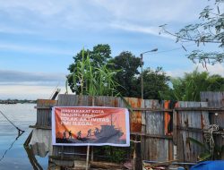 Warga Kota Tanjung Balai Tebarkan Spanduk Menolak Adanya Aktivitas PMI (Pekerja Migran Indonesia) Ilegal di wilayah Mereka