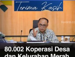 Kopdes Merah Putih Sudah Terbentuk 80 ribu Menkop Buktikan Kinerja Sangat Baik