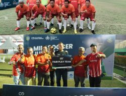 Turnamen Mini Soccer Medan Jurnalis Championship 2025 Sukses, Tim Wartawan Polda Sumut Raih ‘Fair Play Team
