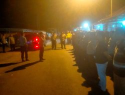 Polisi Pertebal Pengamanan Pengesahan 354 Warga Baru PSHT Cab.Pasuruan Berjalan Aman dan Kondusif