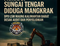 Proyek BWSK I Pengaman Pantai di Sungai Tengar diduga Mangkrak ! DPD LSM MAUNG Kalbar Desak Audit dan Penyelidikan