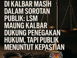 Penanganan Lima Skandal Kasus di Kalbar di Pertanyakan? LSM MAUNG Dukung Penegakan Hukum namun Publik Menuntut Kepastian