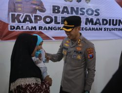 Peduli Stunting, Kapolres Madiun Salurkan Bansos untuk Masyarakat