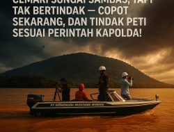 “Akui PETI Cemari Sungai Sambas, Tapi Tak Bertindak”? Maung Kalbar Desak Copot  Kadis LHK Kalbar !