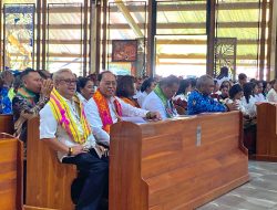 SBS–HMS Rayakan Misa Syukur HUT ke-80 Kemerdekaan RI di Paroki Fransiskus Xaverius Bolan