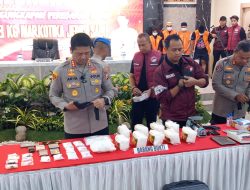 Polrestabes Makassar Gagalkan Peredaran 13,3 Kg Sabu, Selamatkan 78 Ribu Jiwa