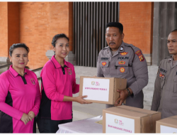 Kapolda Bali dan Bhayangkari Salurkan Bantuan untuk Personel Terdampak Banjir