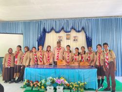 Pelantikan Penegak Bantara Ambalan Nahak Maroe Rai SMA Negeri Harekakae