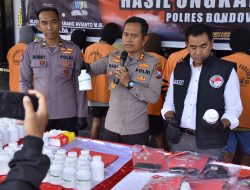Operasi Tumpas Narkoba Semeru 2025, Polres Bondowoso Amankan 11 Tersangka Sita 10,93 Gram Sabu dan 241 Ribu Butir Okerbaya