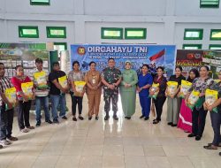 HUT ke-80 TNI, Kodim 1507/Saumlaki Gelar Bakti Sosial Kesehatan dan Salurkan Bantuan kepada Warga