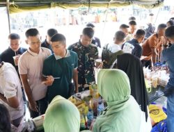 Hari Kedua, Korem 133/Nani Wartabone Bersama Satuan Jajaran Lanjutkan Bazar Murah dan Bakti Kesehatan