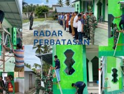 Kodim 1315/KG Gelar Karya Bakti Pembersihan Masjid dalam Rangka HUT TNI ke-80 Tahun 2025
