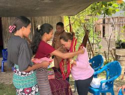 Anggota DPRD Kabupaten Malaka, Maria Deviana R. Seran, Laksanakan Reses dan Buka Jalan Baru 800 Meter di Desa Beaneno untuk Percepat Akses ke Desa Manulea