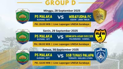 Bupati Malaka Beri Dukungan Langsung dan Motivasi PS Malaka U-15 Usai Tahan Imbang Tim Tuan Rumah di Laga Perdana Piala Presiden 2025
