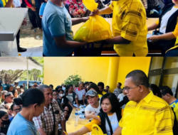 Melki Laka Lena Pimpin Pelaksanaan Pasar Murah Golkar NTT di Kantor DPD I Partai Golkar