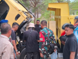 Satgas Pamtas RI–RDTL Yonarmed 12 Kostrad Gagalkan Penyelundupan Dump Truck di PLBN Motaain