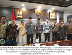 Dukung Program Sekolah Rakyat, Bupati Bintan Siapkan Lahan 10 Hektare: Ini Amanah untuk Anak Bangsa