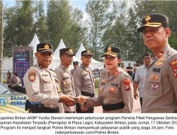 Polres Bintan Resmi Luncurkan Program Pamapta: Perkuat Layanan Polisi Siaga 24 Jam untuk Masyarakat