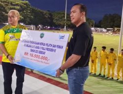 Bank NTT Berikan Penghargaan Rp16,5 Juta kepada Pelatih dan Pemain PS Malaka U-15 atas Raihan Juara II Piala Presiden RI 2025