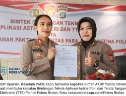 Dorong Digitalisasi Administrasi, Polda Kepri Percepat Implementasi Aplikasi Astina dan TTE Polri di Polres Bintan