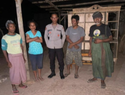 Patroli Dialogis Polsek Laenmanen Jaga Keamanan dan Edukasi Masyarakat Desa Uabau