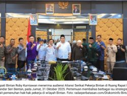 Bupati Bintan Sambut Audiensi Serikat Pekerja: Siapkan Perda Ketenagakerjaan dan Satgas Perlindungan Buruh
