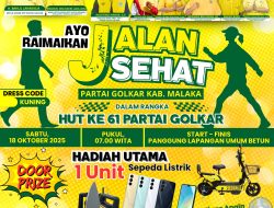 500 Peserta Siap Sukseskan Jalan Sehat Bersama Partai Golkar Malaka
