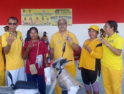 Warga Malaka Sangat Antusias Meriahkan Jalan Sehat HUT ke-61 Partai Golkar, Hadiah Menarik dan Pesan Kebersamaan Warnai Acara