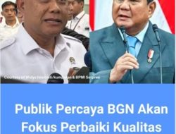 Publik Percaya Kinerja BGN Akan Lebih Fokus Perbaiki Kualitas Makan Bergizi Gratis