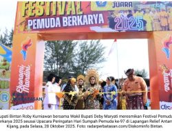 Bupati Bintan Resmikan Festival Pemuda Berkarya 2025: Rayakan Kreativitas dan Layanan Publik di Satu Panggung
