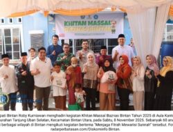 Baznas Bintan Gelar Khitan Massal, Roby Kurniawan: Wujud Kepedulian dan Penguatan Solidaritas Umat