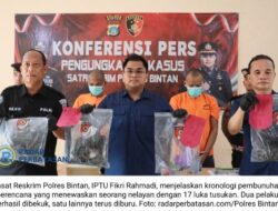 Tragis di Bintan: Nelayan Ditemukan Tewas dengan 17 Luka Tusukan, Dua Pelaku Ditangkap, Satu Masih Buron