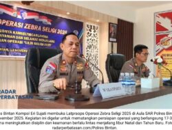 Operasi Zebra Seligi 2025 Segera Dimulai, Polres Bintan Minta Warga Tertib Berlalu Lintas