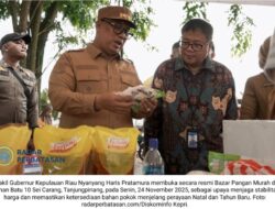 Jelang Nataru, Pemprov Kepri Gelar Bazar Pangan Murah untuk Kendalikan Harga