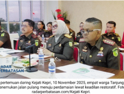Empat Warga Tanjungpinang Bebas dari Jerat Hukum lewat Restorative Justice: Keadilan yang Menghidupkan, Bukan Membalas