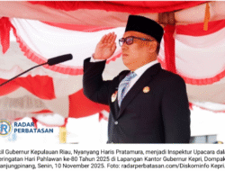 Nyanyang Haris Pratamura Pimpin Upacara Hari Pahlawan ke-80 di Kepri