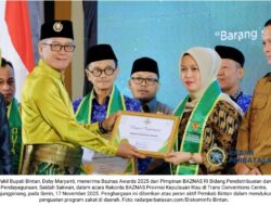 Pemkab Bintan Raih Baznas Awards 2025, Dinilai Berperan Aktif Dorong Penguatan Zakat Daerah