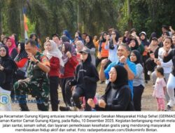 Gerakan Hidup Sehat Warnai Gunung Kijang: Warga Tumpah Ruah Ikuti GERMAS