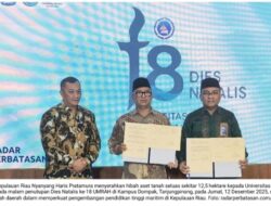 Pemprov Kepri Hadiahkan 12,5 Hektare Lahan ke UMRAH, Investasi Sunyi untuk Masa Depan Maritim