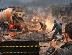 Akhir Tahun, Hujan Deras, dan Beton Instan: Mukjizat Pembangunan ala Penyerapan Anggaran