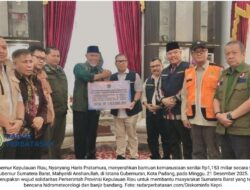Dari Kepri untuk Ranah Minang: Solidaritas Rp1,15 Miliar Mengalir untuk Korban Banjir Bandang Sumbar