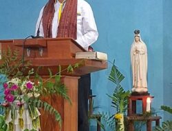 Di Misa  Malam Natal : Bupati Malaka Ajak Umat Tinggalkan Sekat Politik Usai Pilkada, Fokus Pembangunan Bersama