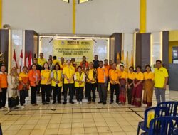Tarian BIDU MALAKA Mengantarkan Bpk. Alain Nitisusanto Daftar Calon Ketua Golkar NTT