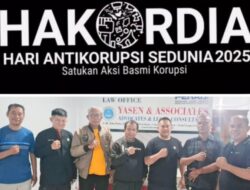Hari 9 Desember: Ketua DPC LSM MAUNG Tangerang Ajak Masyarakat Turut Lawan Korupsi